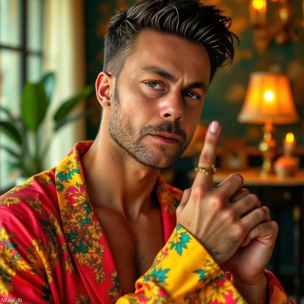 Epic Prompt: The Radiance of Masculine Beauty

In a world where the essence of beauty transcends mere appearances, there exists a man whose ...