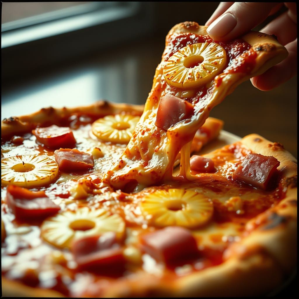 DC954 - Ham & Pineapple Pizza  by @paulie