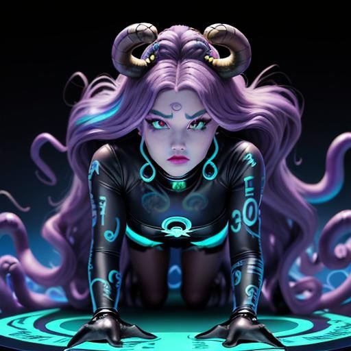 Abstract AI-Generated Text Collage