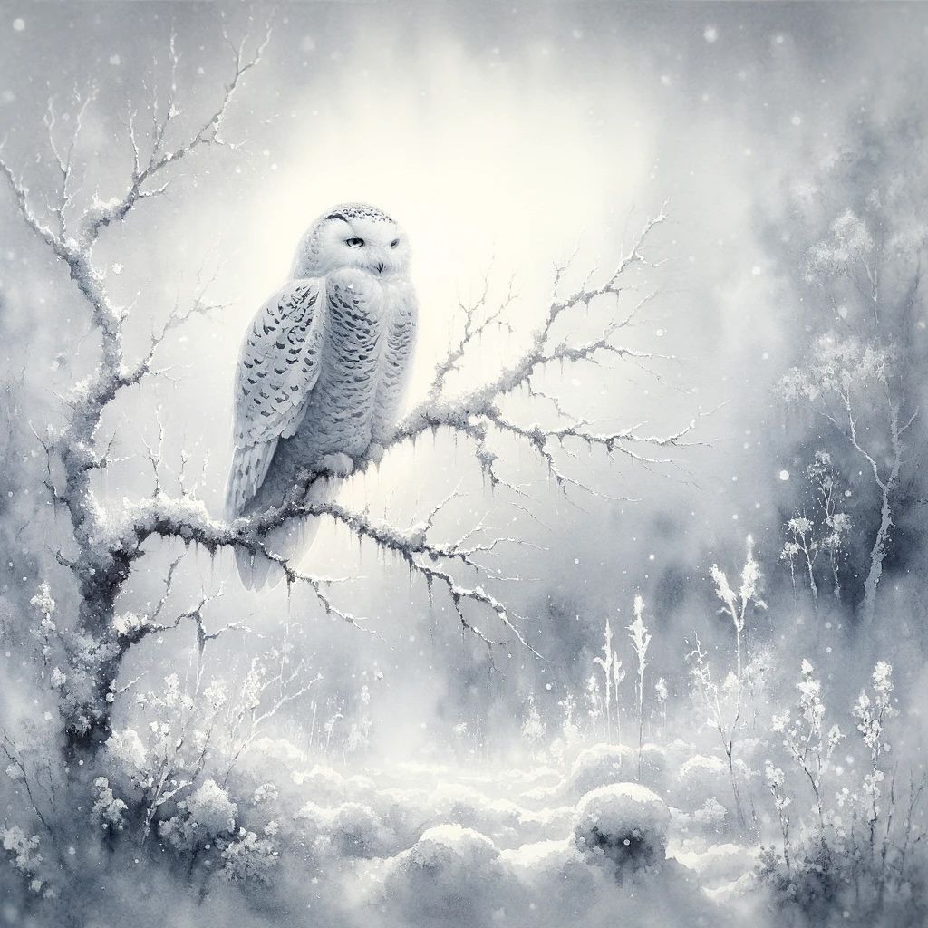 Snowy owl