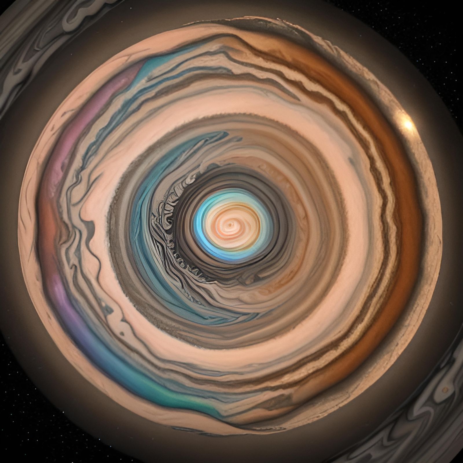 Jupiter Psychedelic - AI Generated Artwork - NightCafe Creator