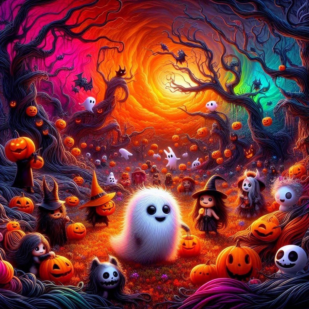 Colorful Dall-oween