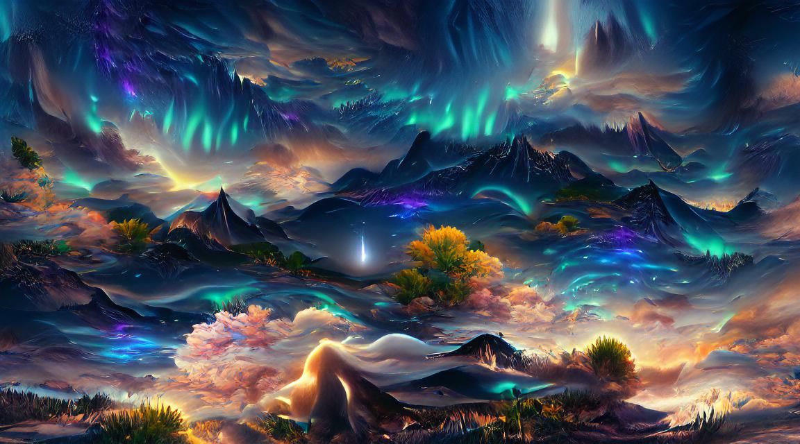 Northern Lights  by @ReinaMagda