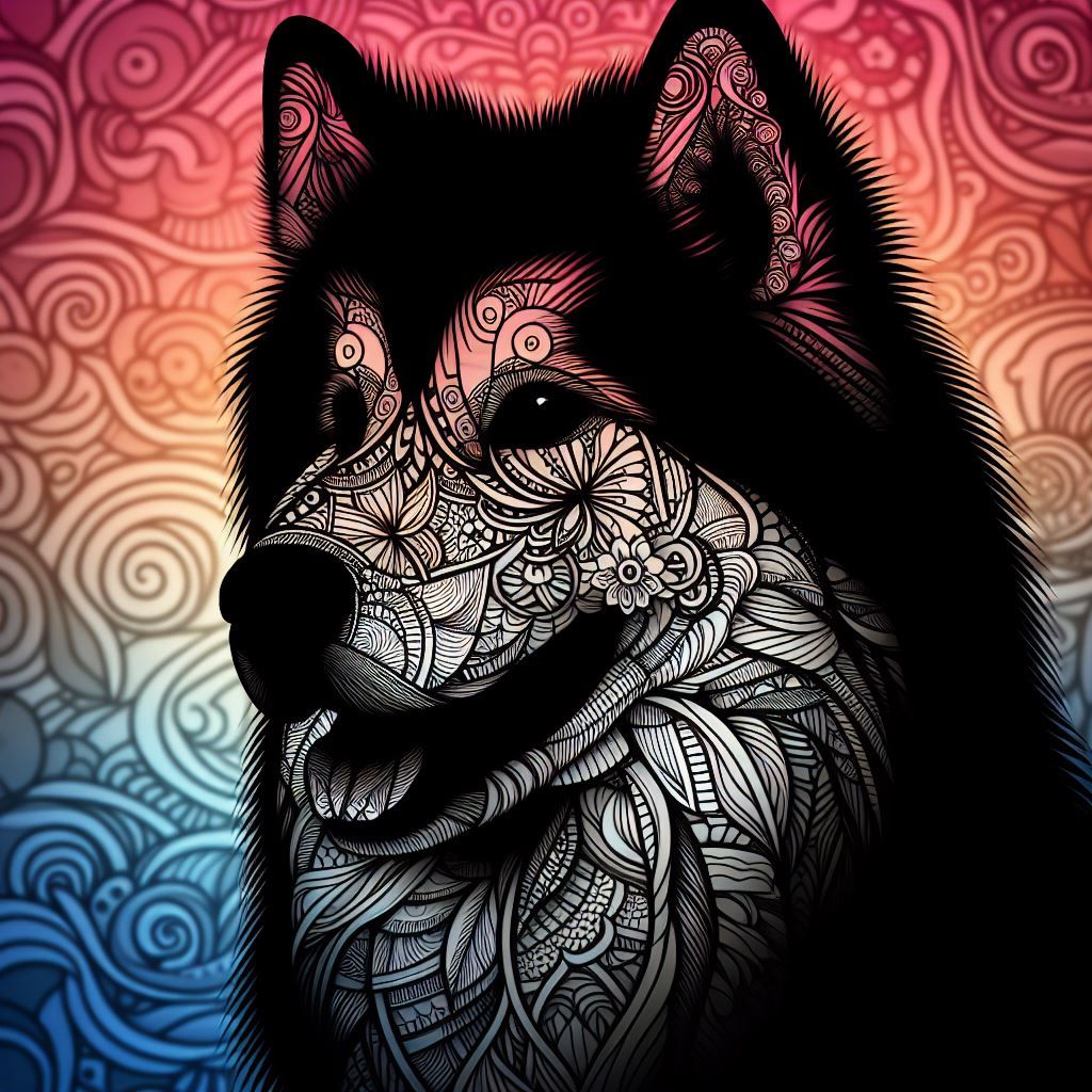 (Bing) Zentangle Doggos III