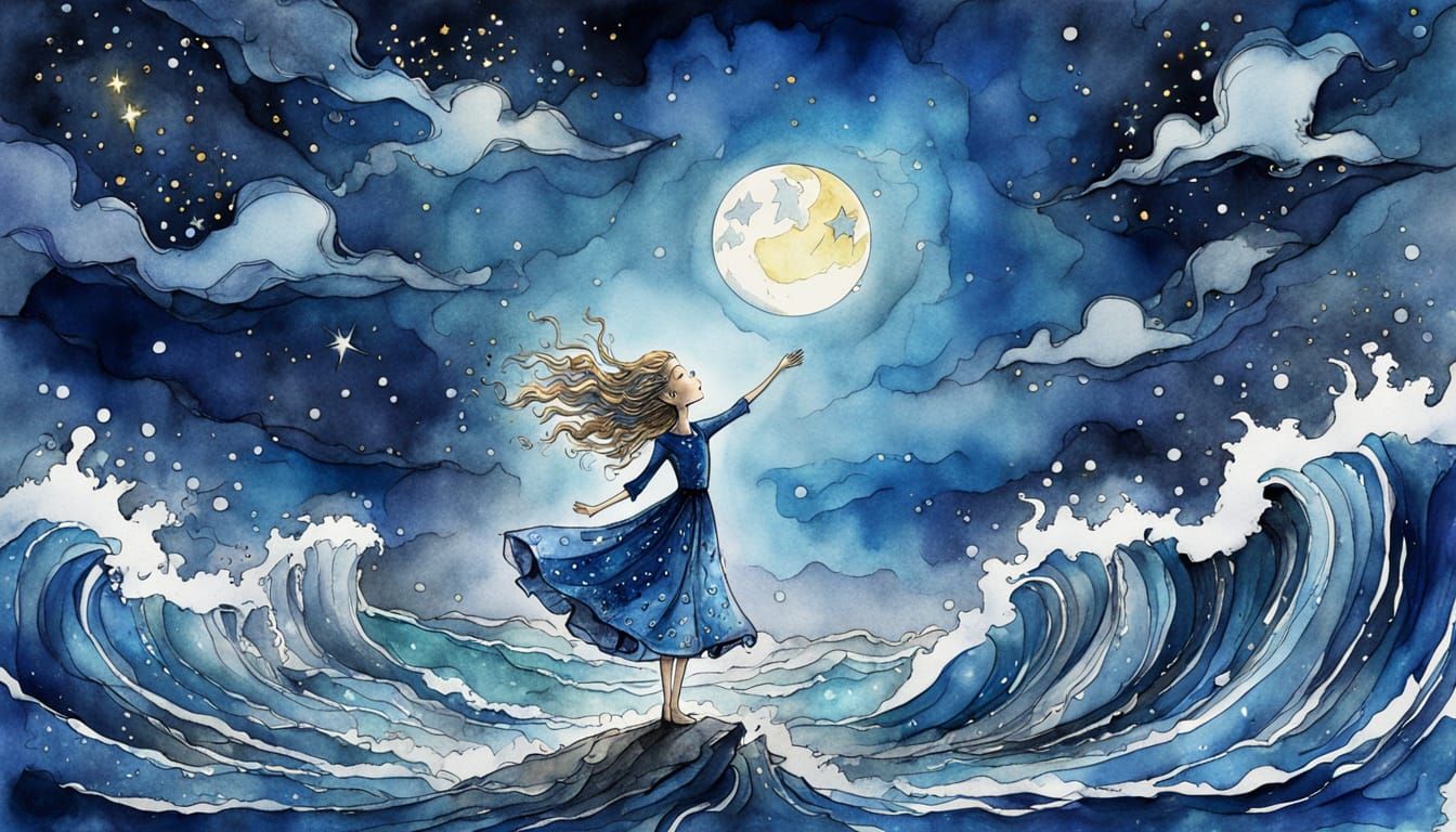 in the middle of the ocean  by @EvkaJirik