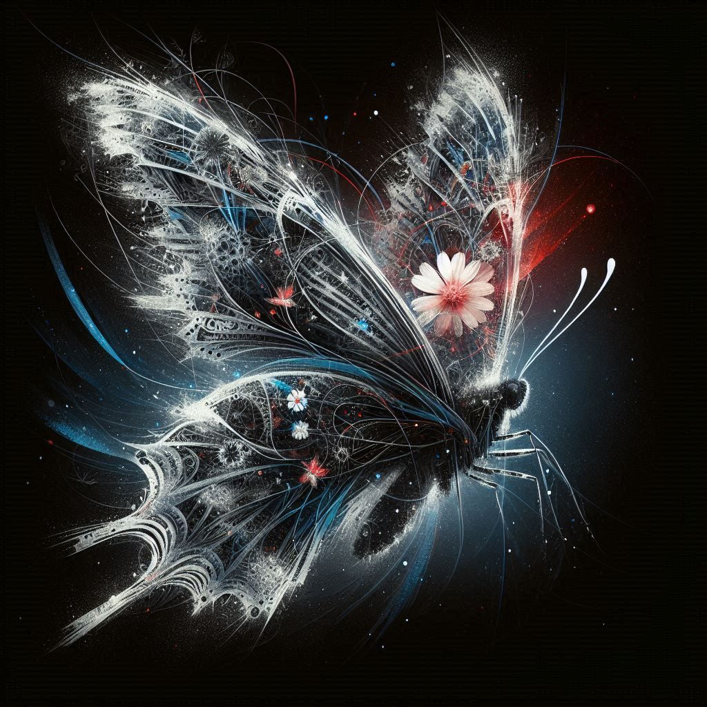 Double Exposure Butterfly 4