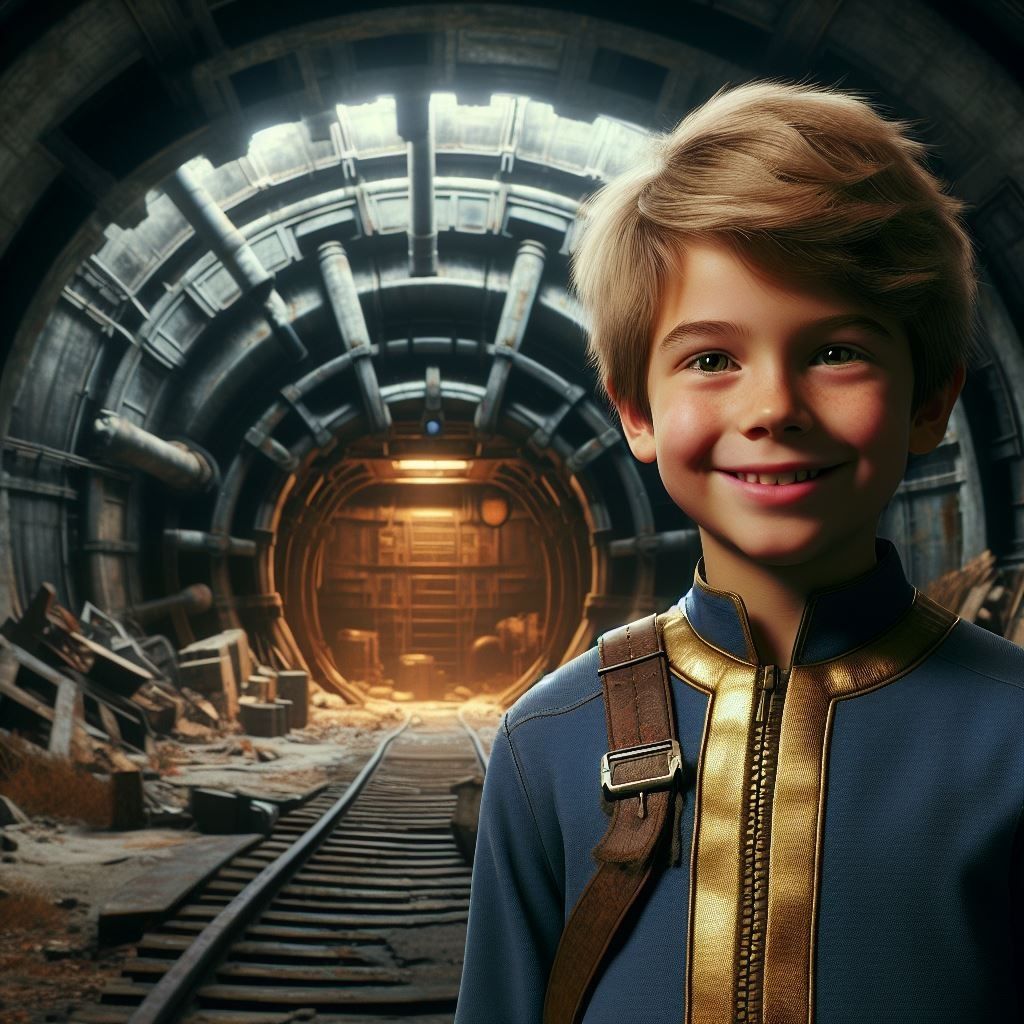 In front of the vault