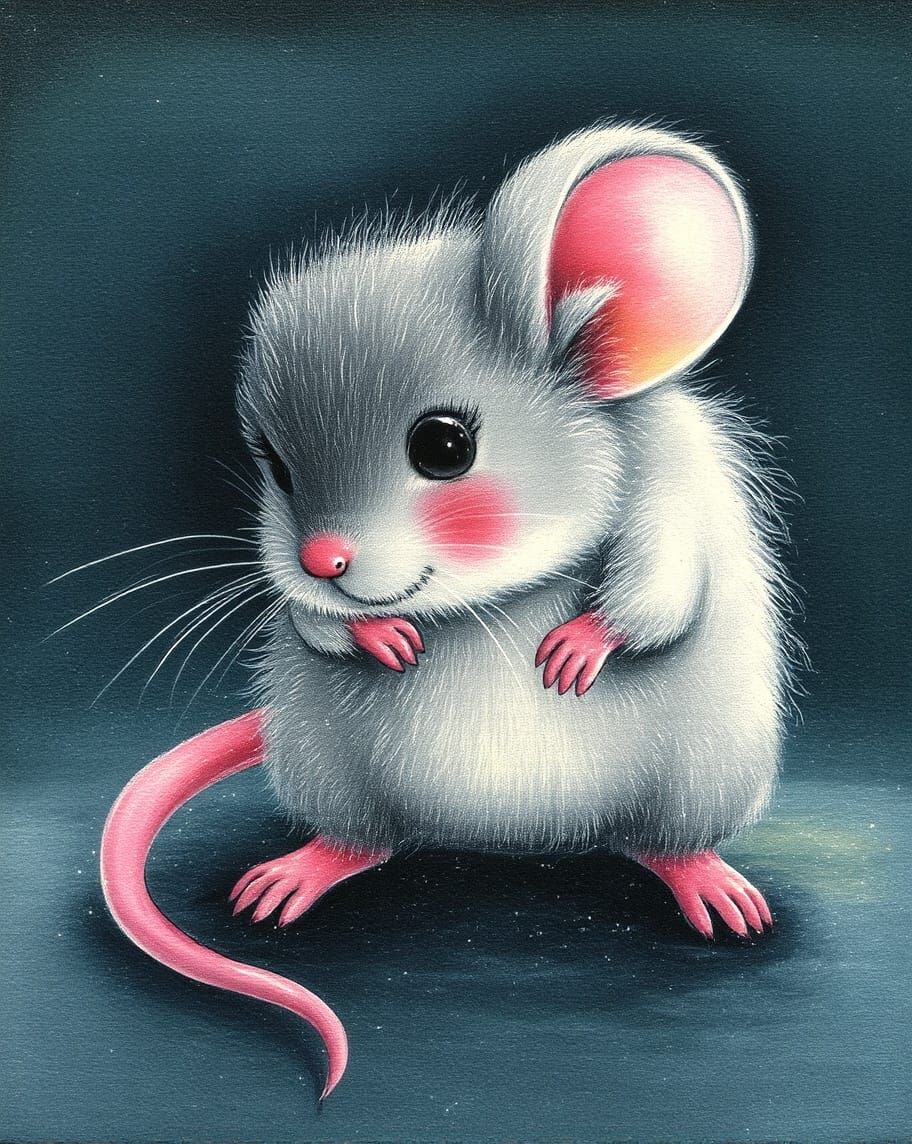 Bashful Retro Mouse.