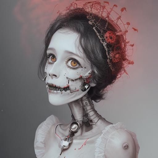 Steampunk Victorian Decay with Intricate Details
