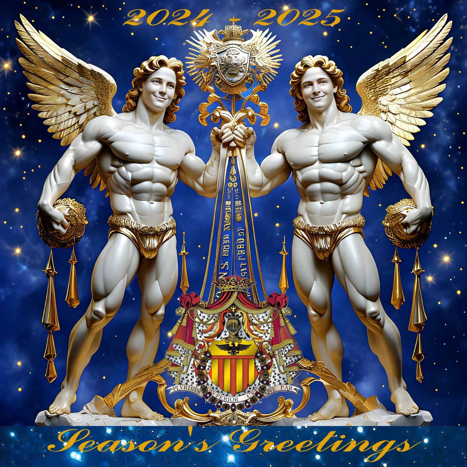 SEASON'S GREETINGS IN GIAN LOENZO BERNINI STYLE