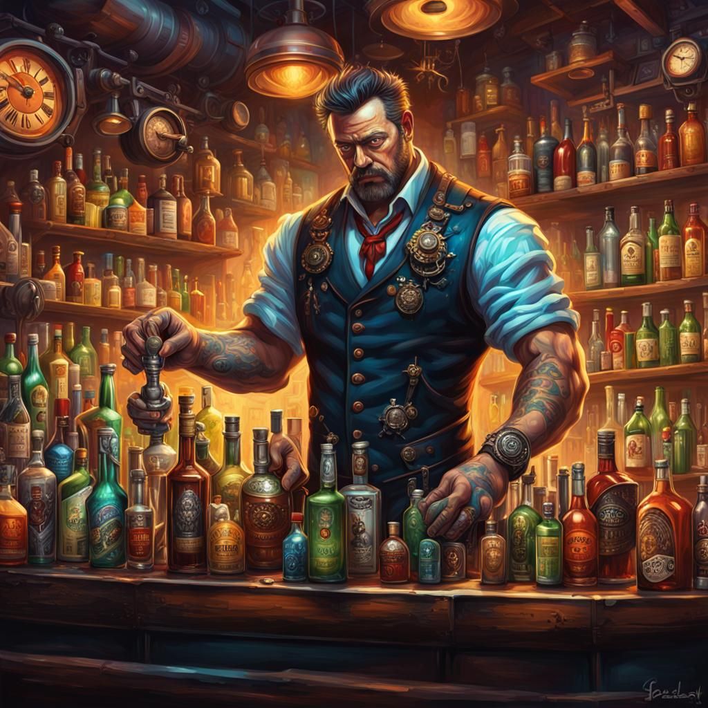You doubt I know where every bottle is?