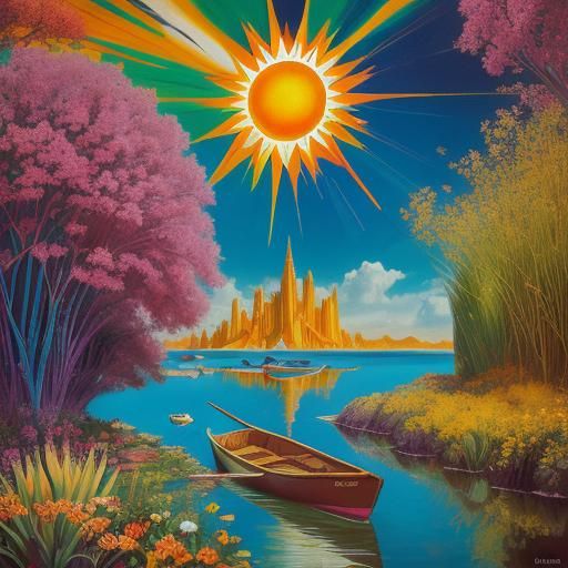 Lucy in the Sky: Photorealistic Psychedelic Art