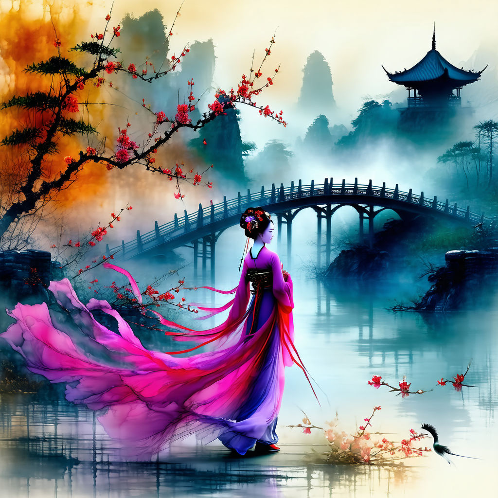 A Beautiful Geisha Woman Series #14