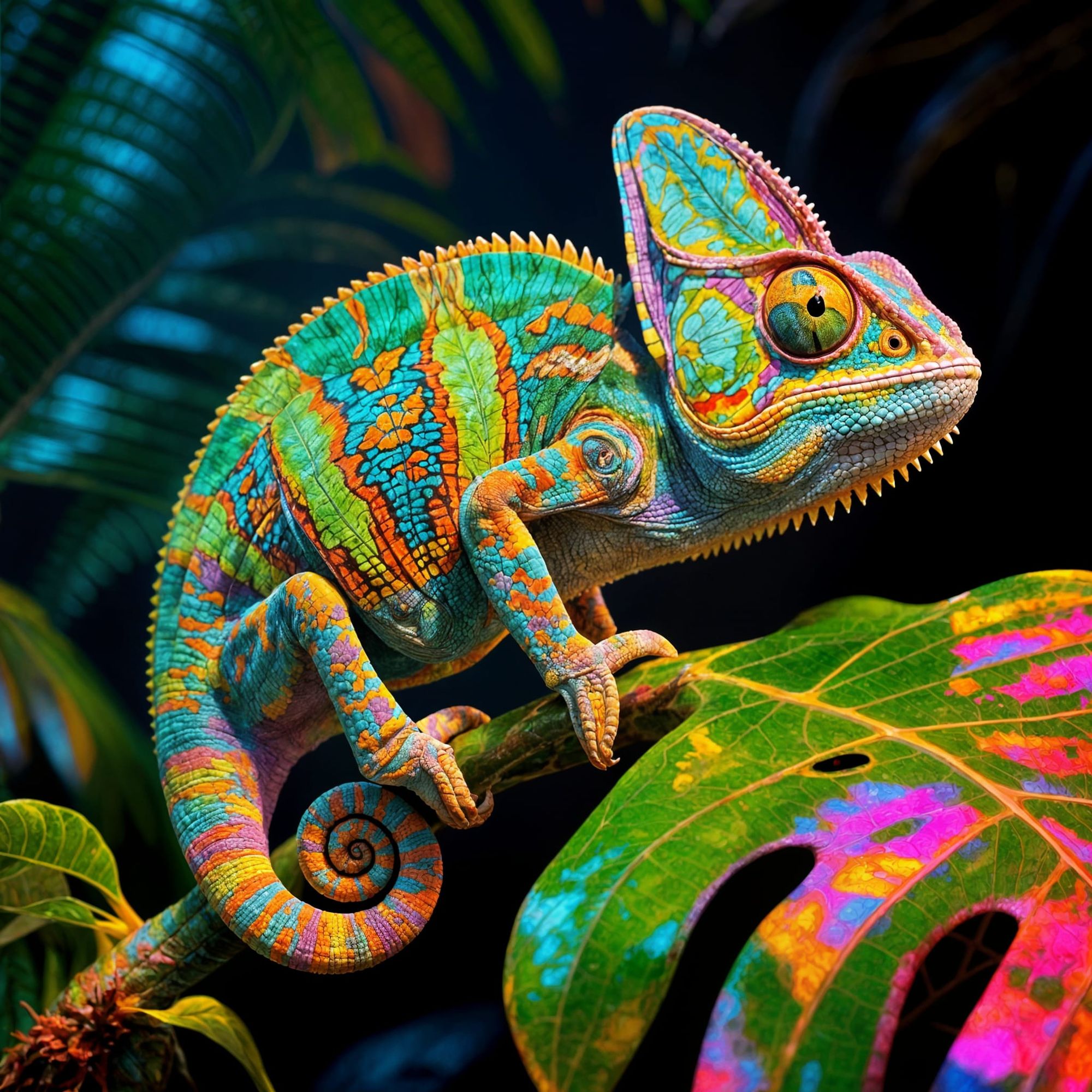 Happy Chameleon 