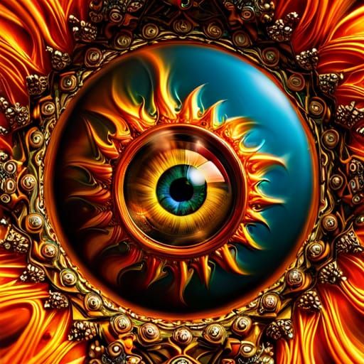 Eye of the Sun - AI Generated Artwork - NightCafe Creator