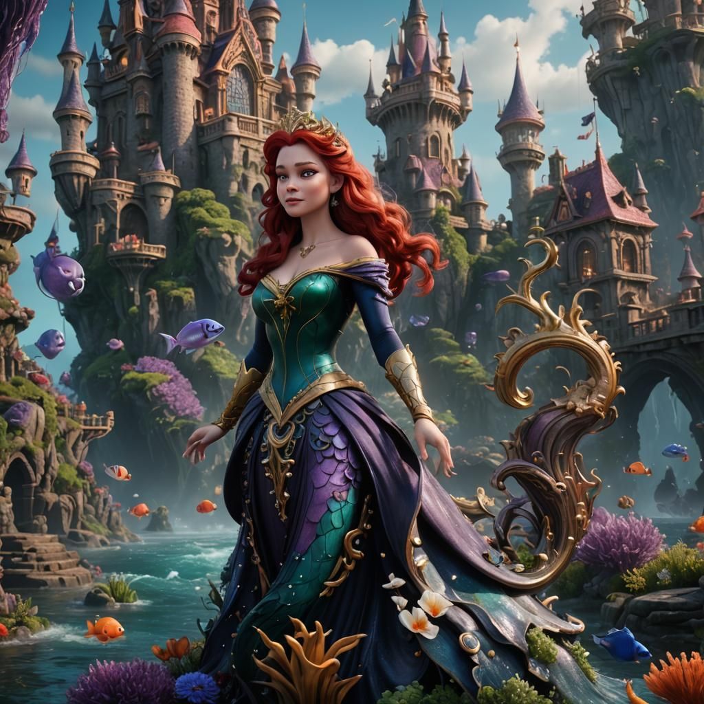 Ariel as Ursula Attempt 2
