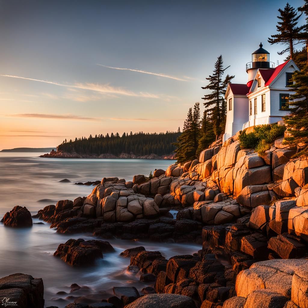 Bass Harbor Head Lighthouse in Acadia National Park
