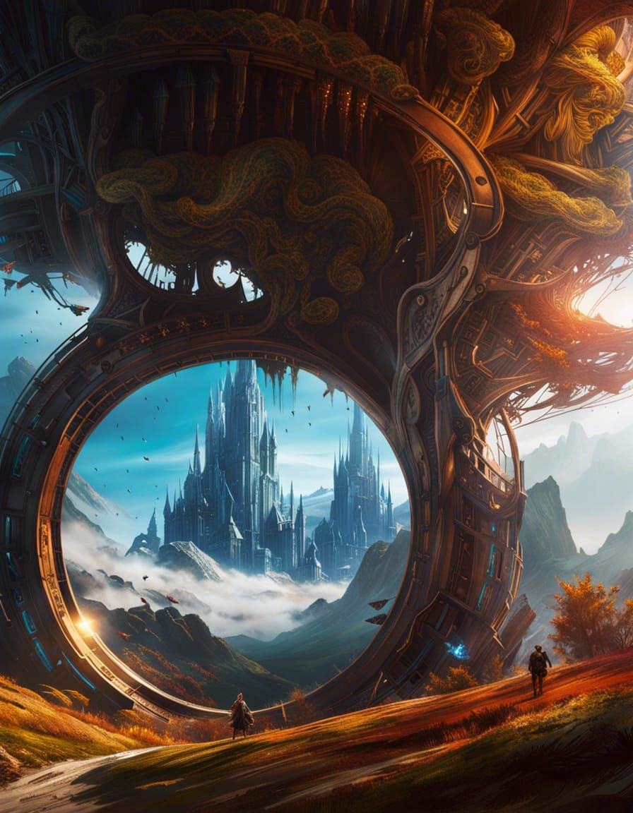 Portal in the Everfall Forest that leads to Everwinter