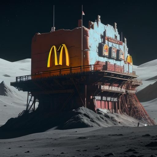 mcdonalds on the moon