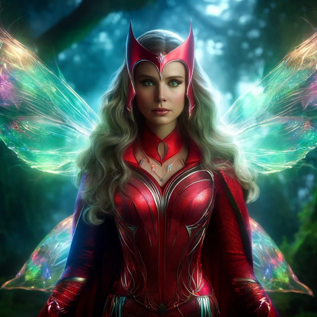 Scarlet Witch/Fairy mash-up Marvel Comics