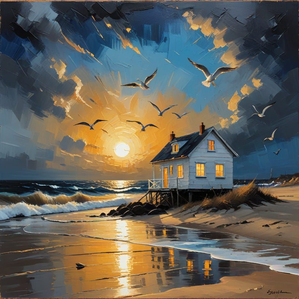 The beach house  by @TEEGRAF