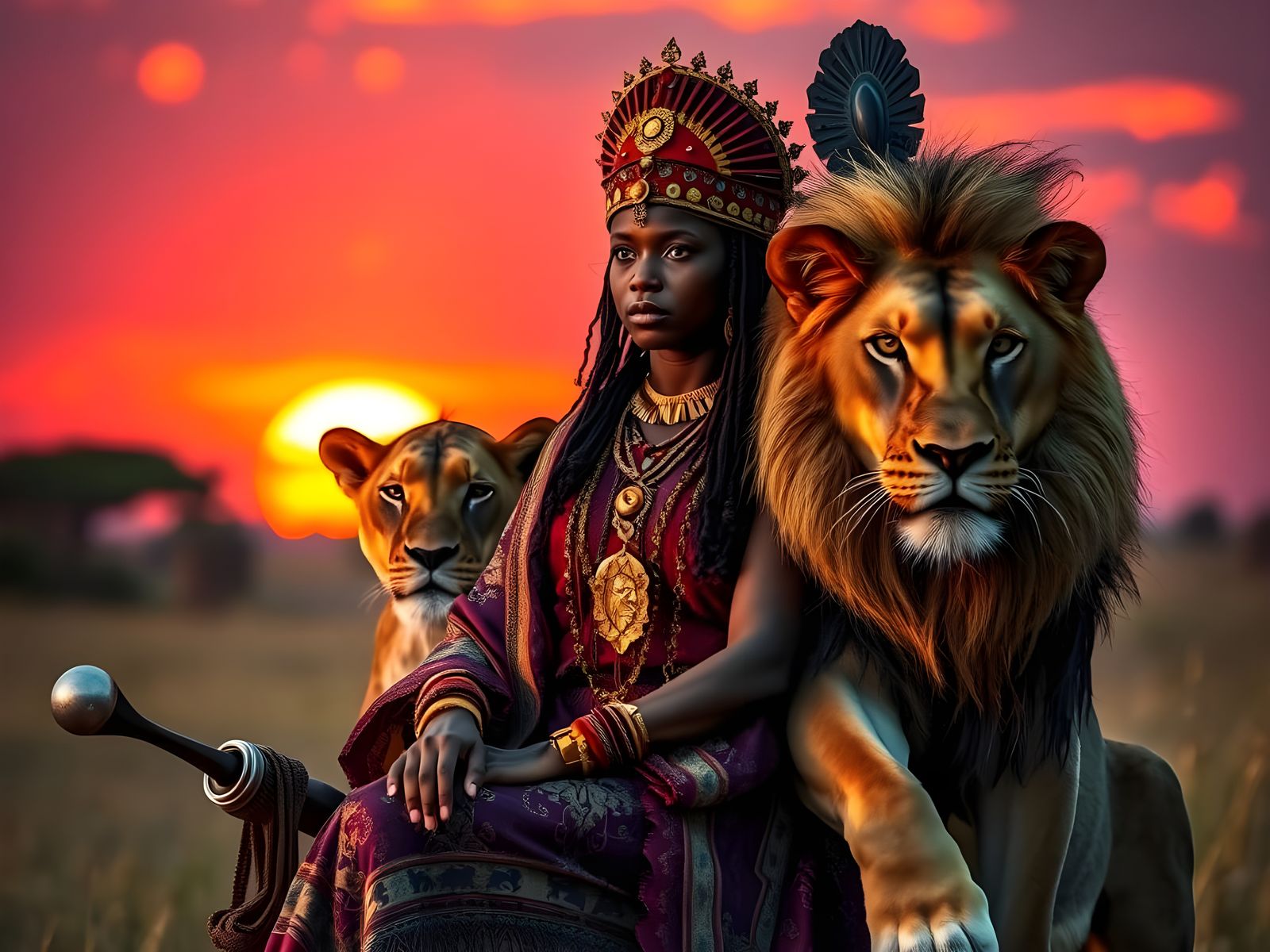 African warrior princess  by @JPK