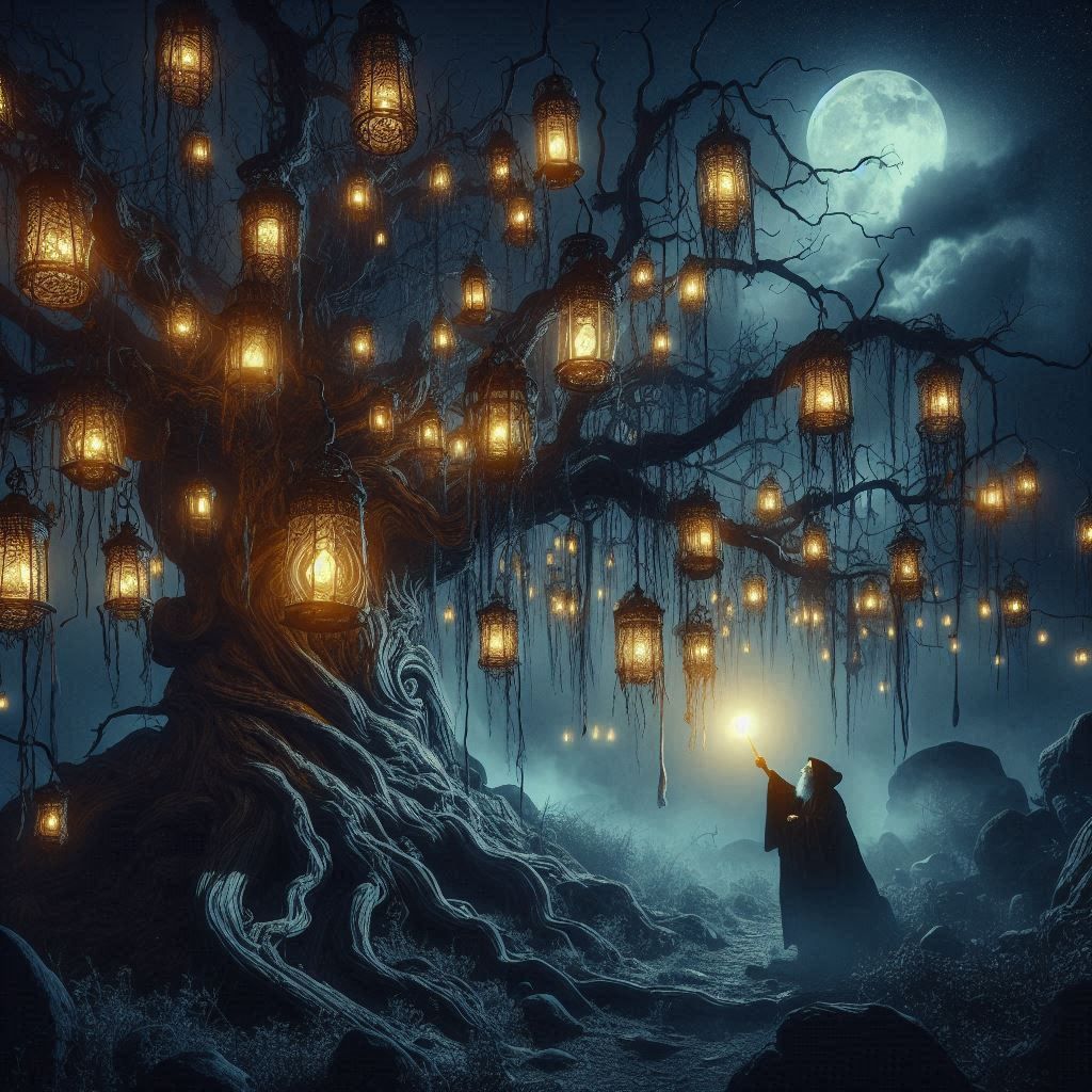 Lanterns tree