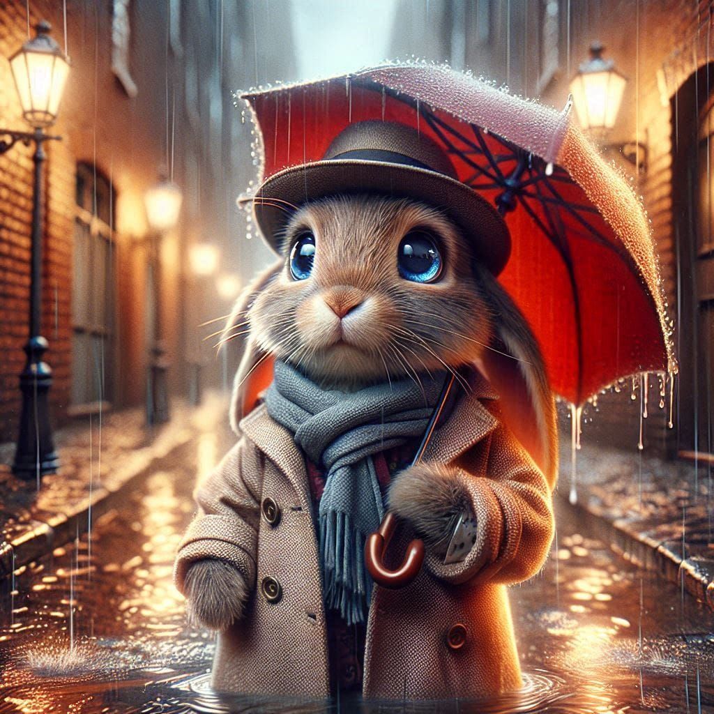 He underestimated the amount of rain...