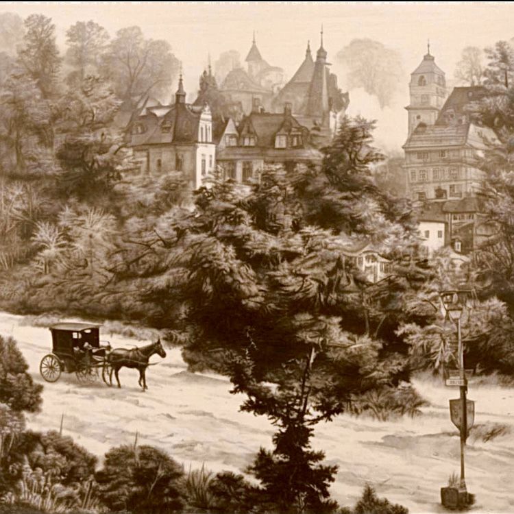 View of Third Street 1870