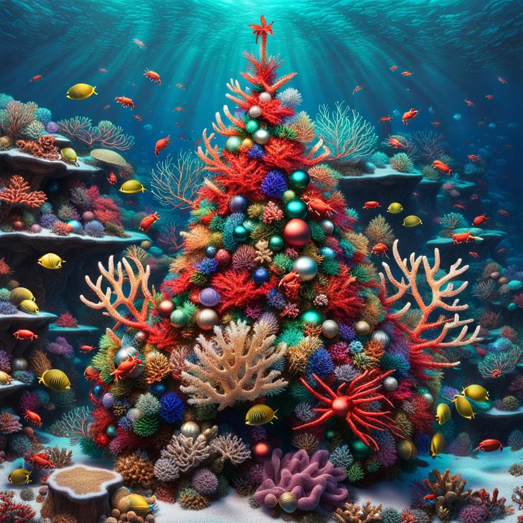 Reef Christmas  by @JokeStirrer