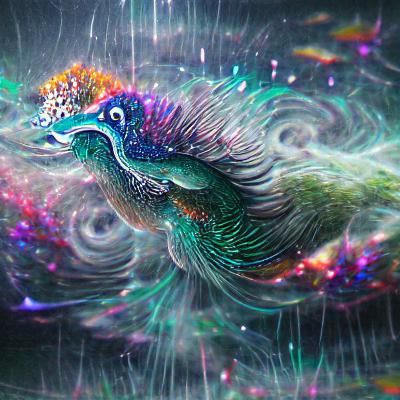 turbulent peacock