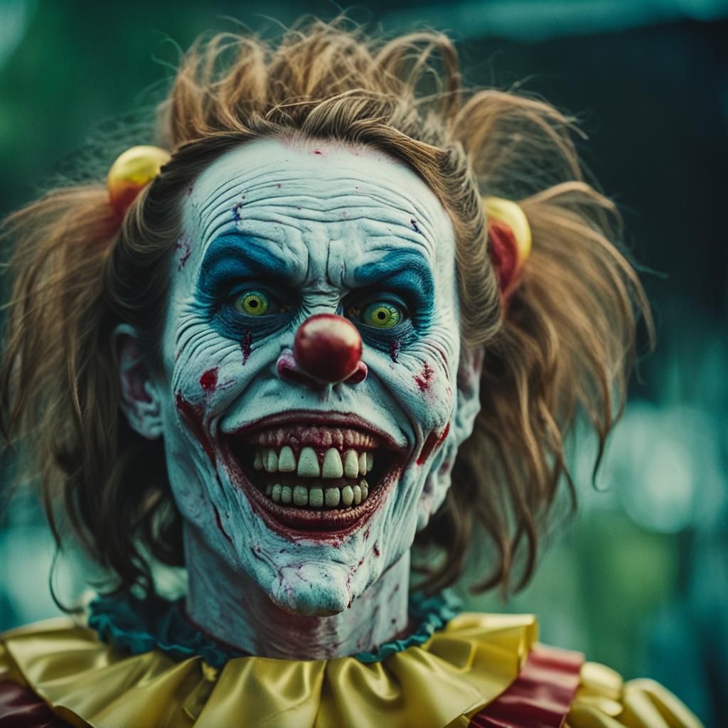 Zombie Monkey Monster Clown Woman Mail Order Bride Grinning ...