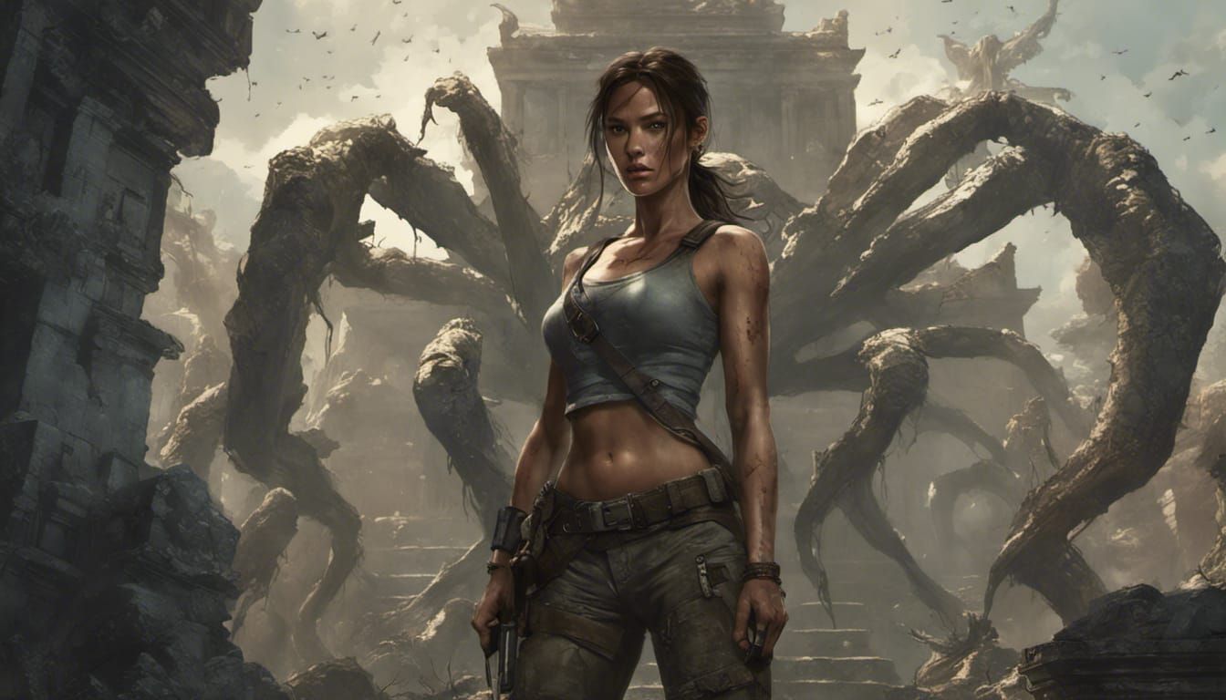 TOMB RAIDER: "GLAD I BROUGHT ALONG A CAN OF BUG SPRAY"