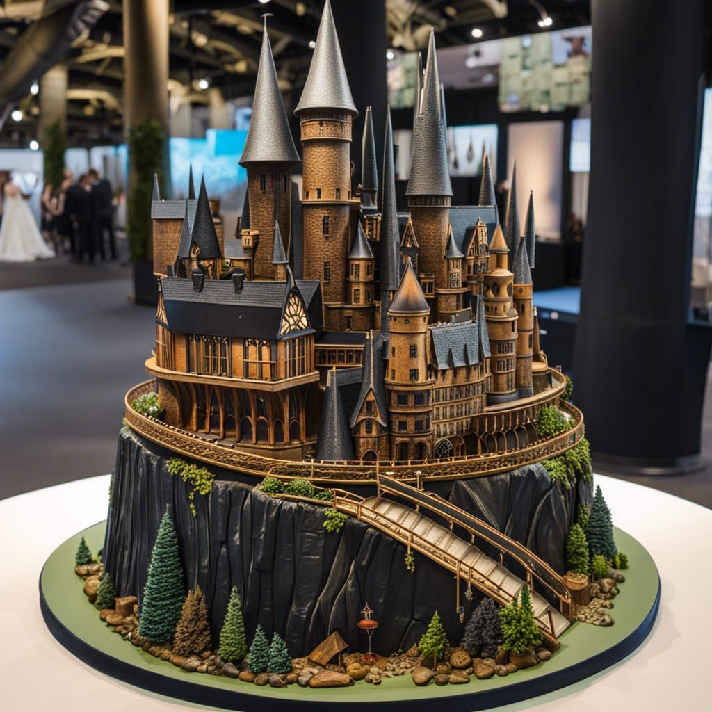 cake for HP fans - AI Generated Artwork - NightCafe Creator