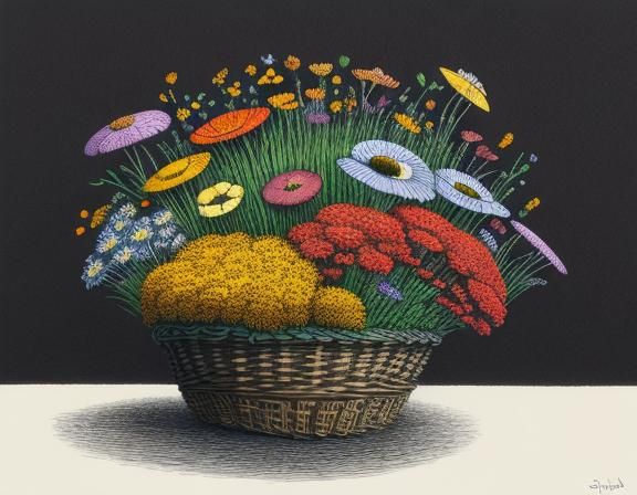 flowers  basket