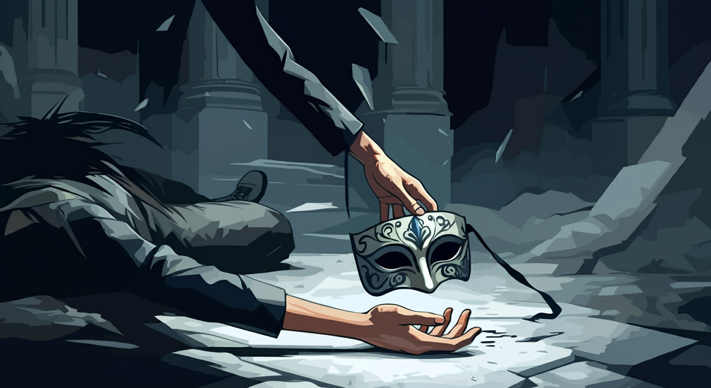 Who hides behind the mask?