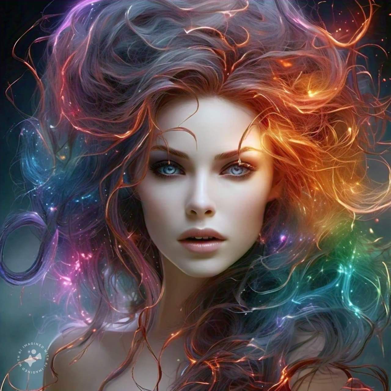 The world sparks alive for her