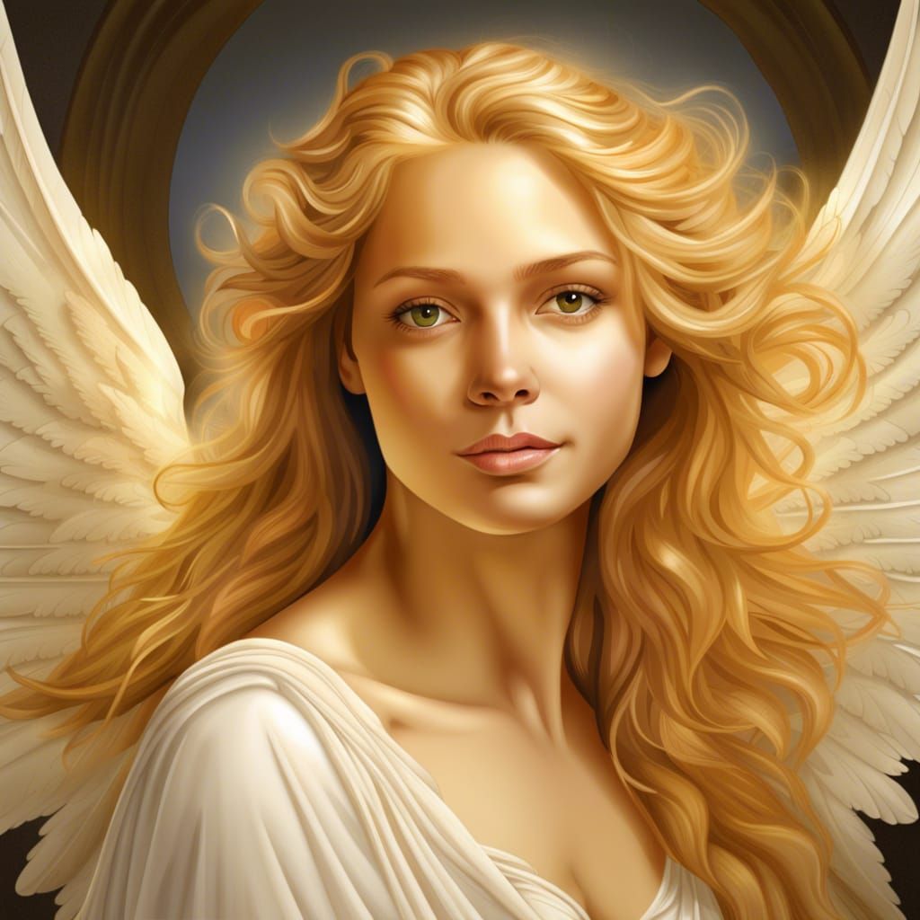 Elegant Angel - AI Generated Artwork - NightCafe Creator