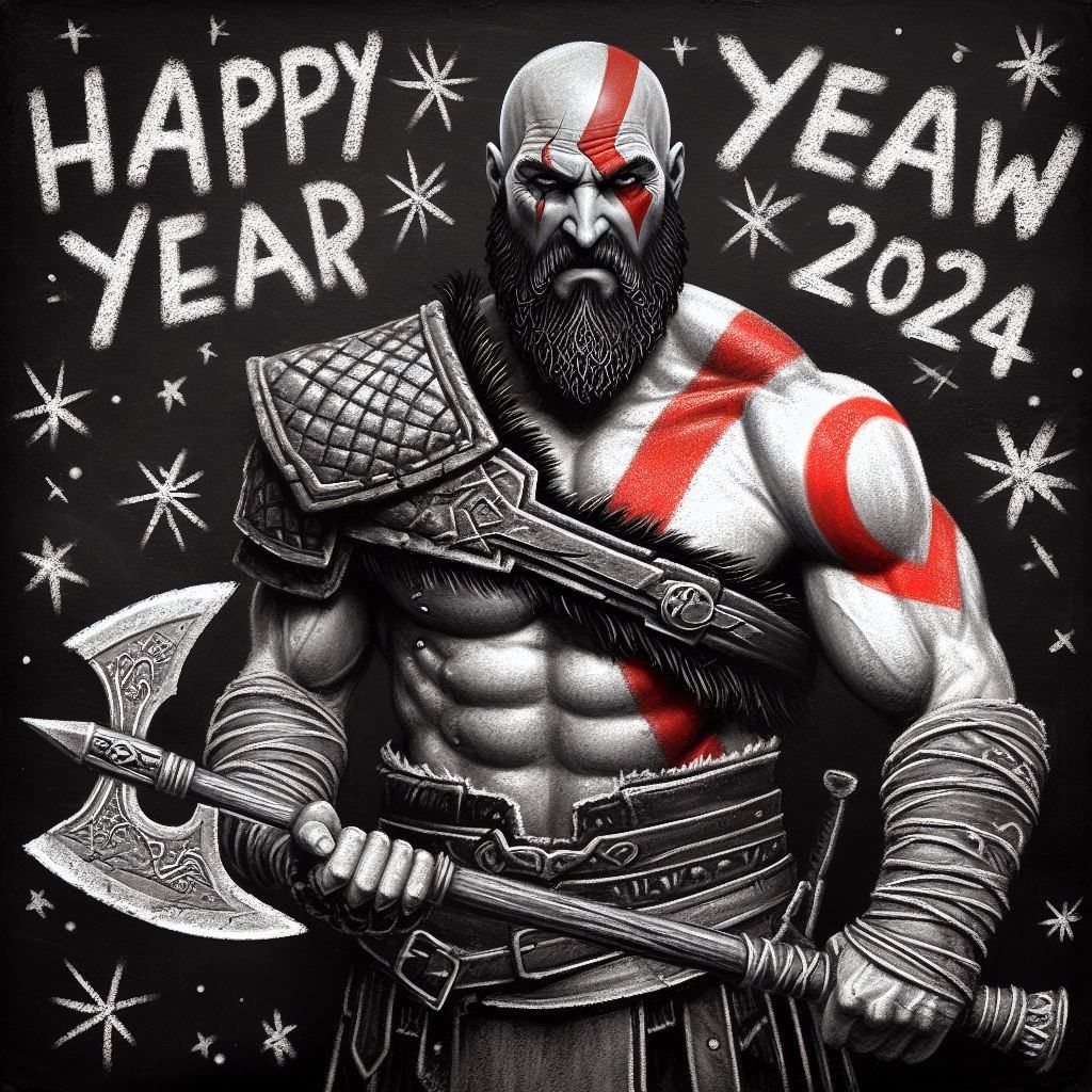 Happy New Year from our favourite God of War