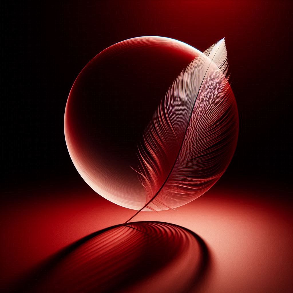 The lightness of a feather