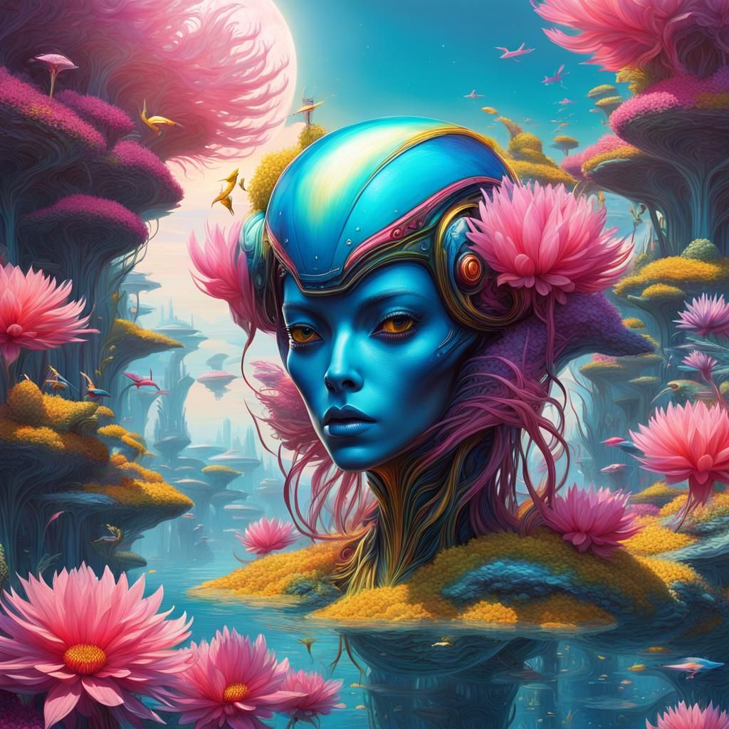 Underwater Aliens Collection 3 - AI Generated Artwork - NightCafe Creator