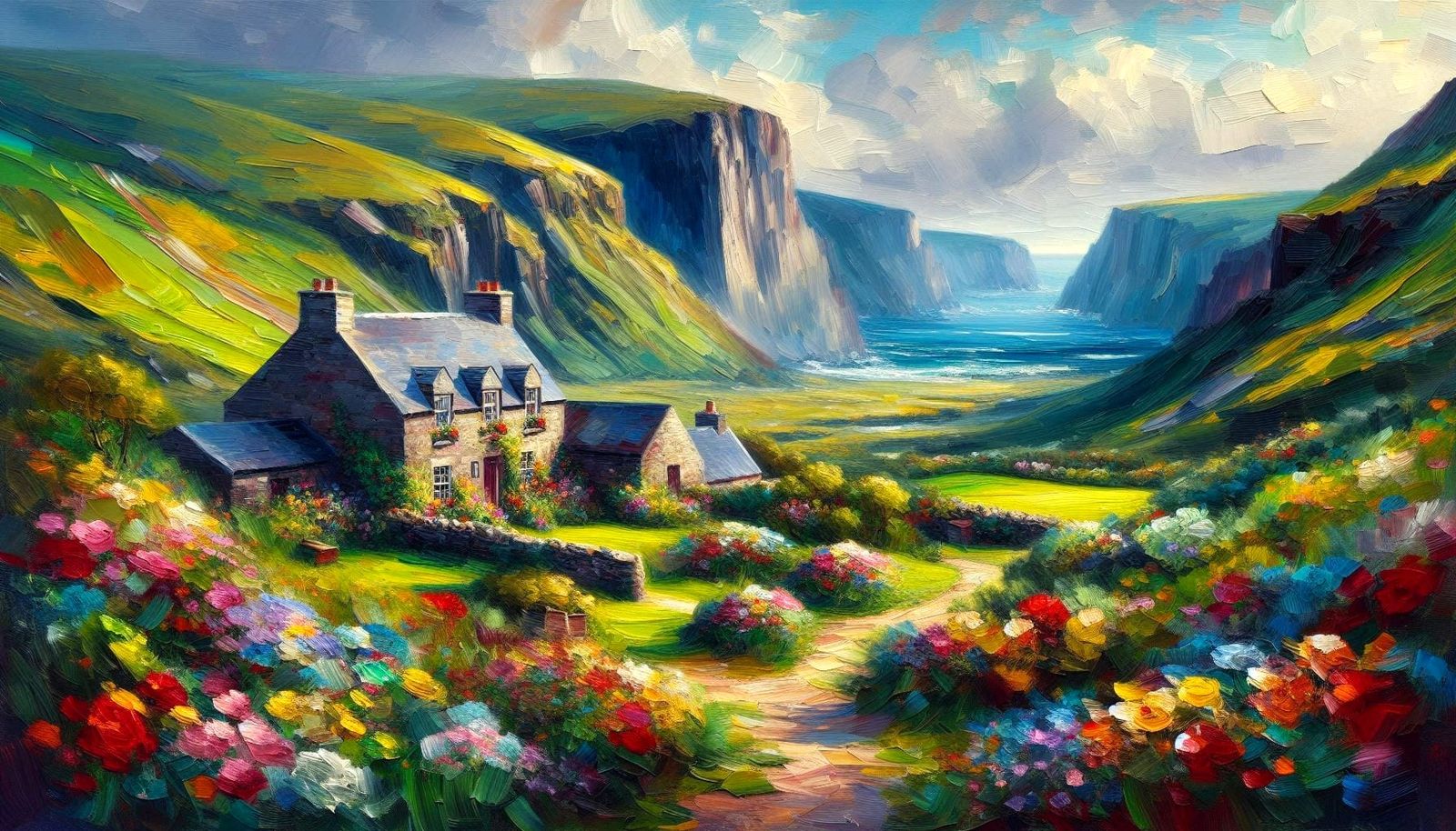 Oil Painting Of Ireland