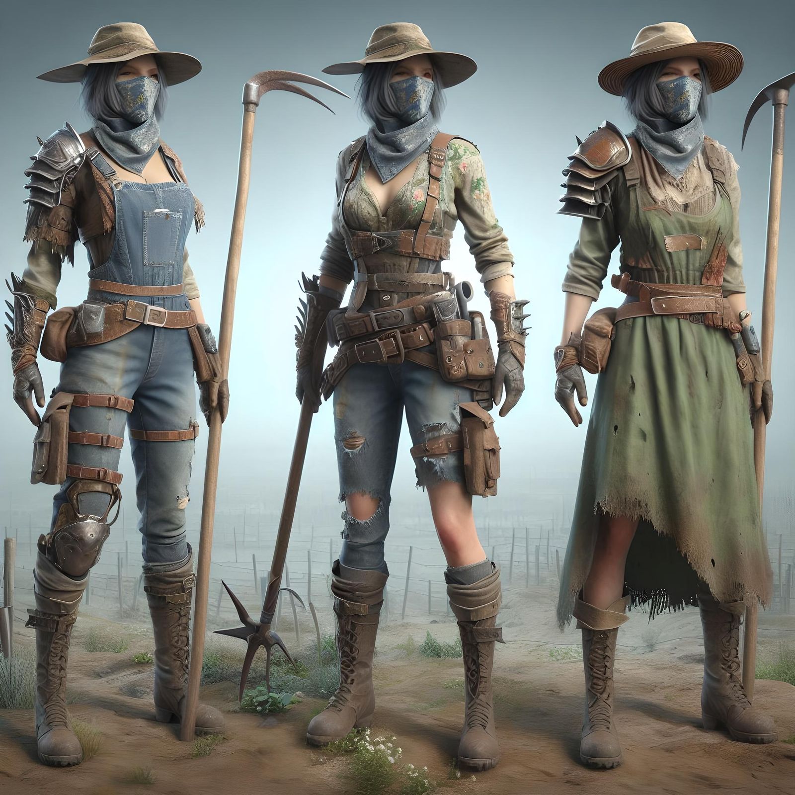 Apocalypse Character Concept - Farmer