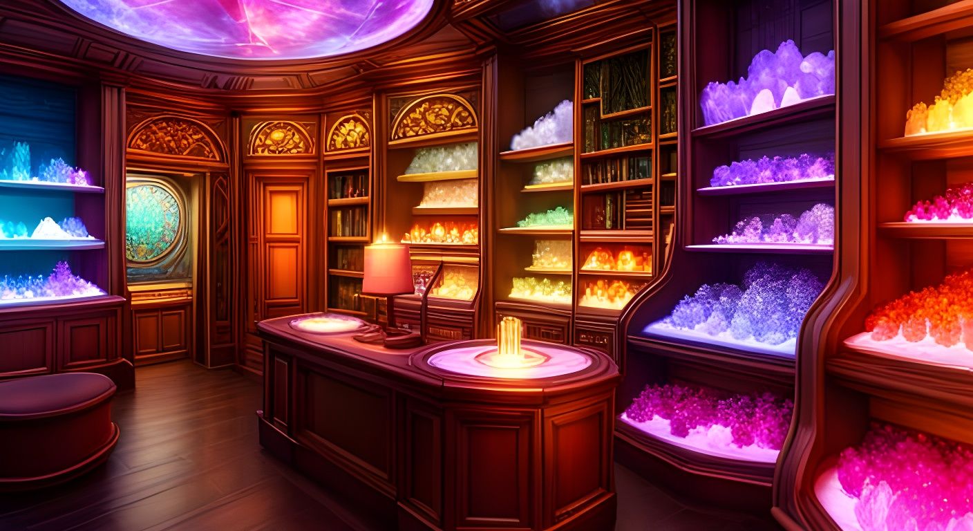 Luminescent crystals for sale!  by @Riyan Khan