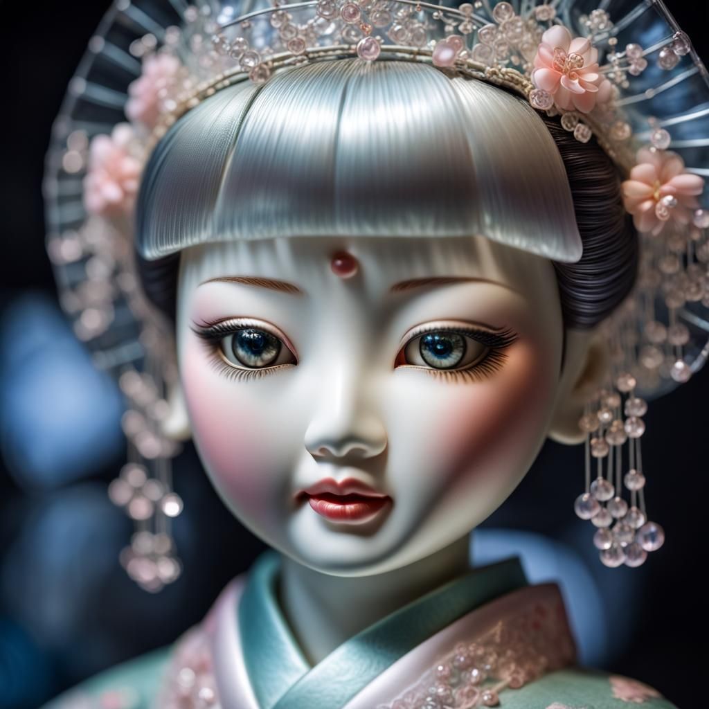 Japanese Doll AI Generated Artwork NightCafe Creator