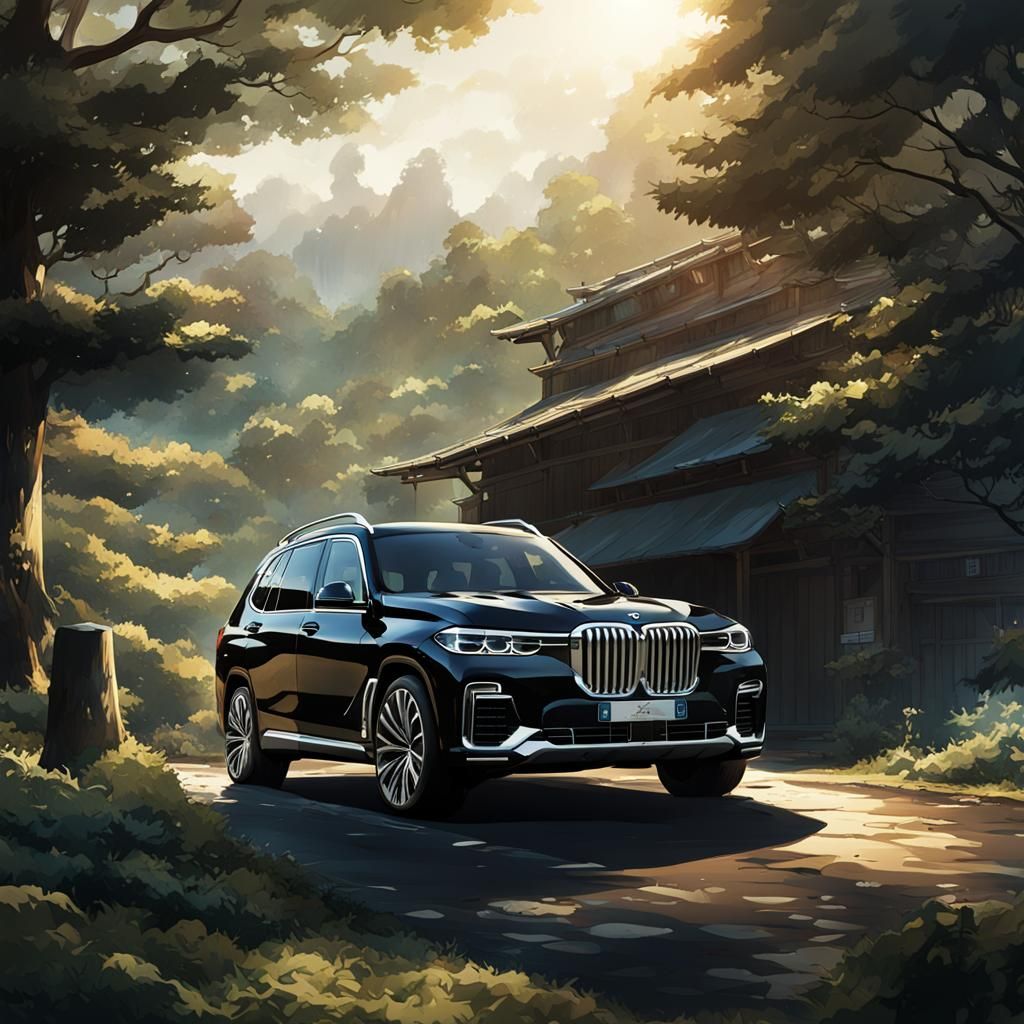 Black BMW X7
