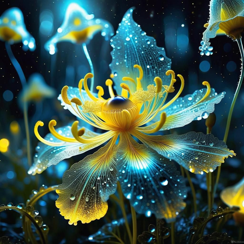 Night Blooming Sun Drop Flower (Series)