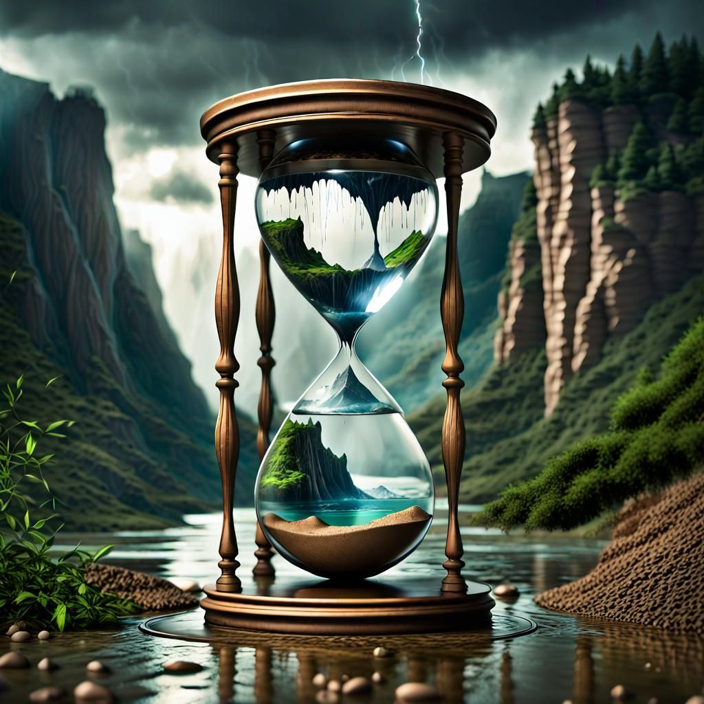 An hourglass fantasy  by @premium