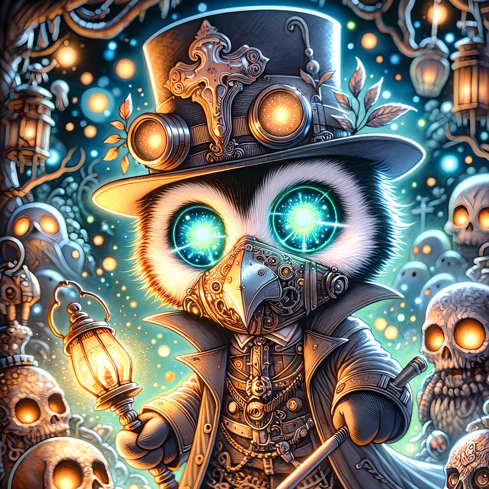 Pretty Penguins - The Plague Doctor  by @Funverhau