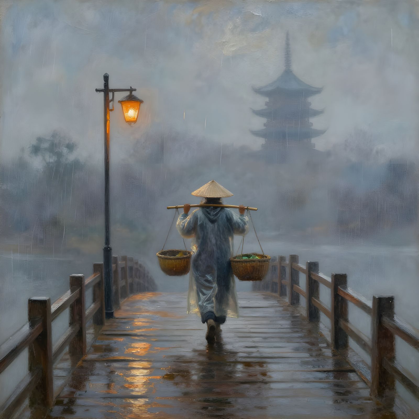 The Rain Soaked Bridge